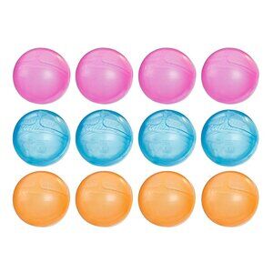 NEW Nerf Super Soaker Hydro Balls Party 12 Pack Reusable Water Balloons Ball Toy